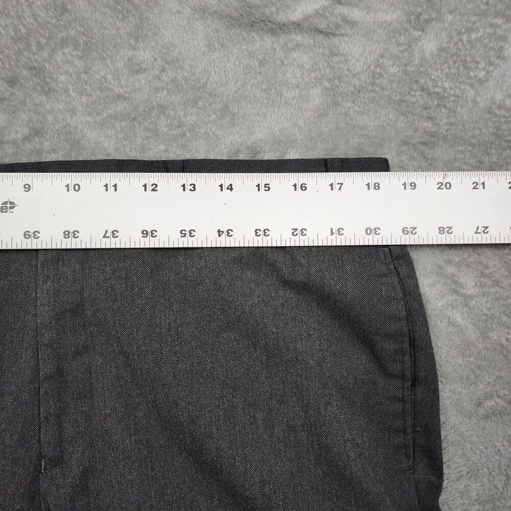 Lauren Ralph Lauren Men's Dress Slacks 36x30 Charcoal Gray Flat Front Classic - Picture 10 of 13